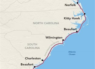 American Eagle, East Coast Inland Passage ex Baltimore to Amelia Island (Jacksonville)