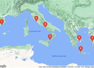 Celebrity Infinity, 8 Night Italy & Greece ex Barcelona, Spain to Athens (Piraeus), Greece