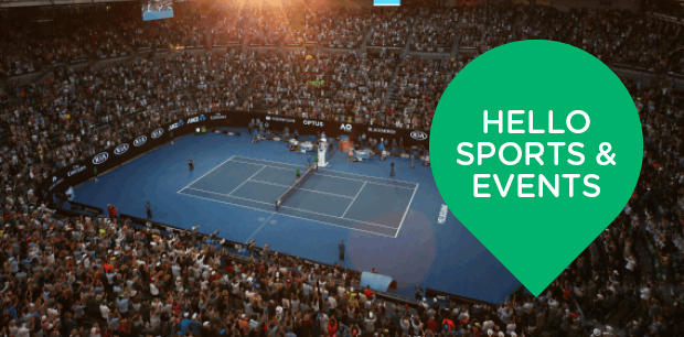 Sports and Events Packages on Sale!