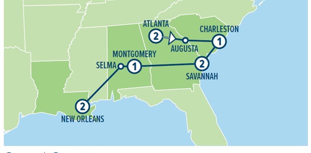 9 Day/8 Night Deep South Discovery